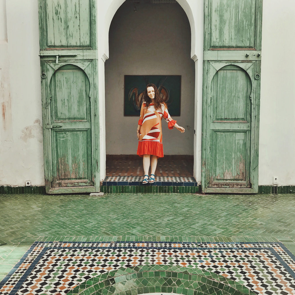 Pałac Dar Munabbi, marokańska mozaika